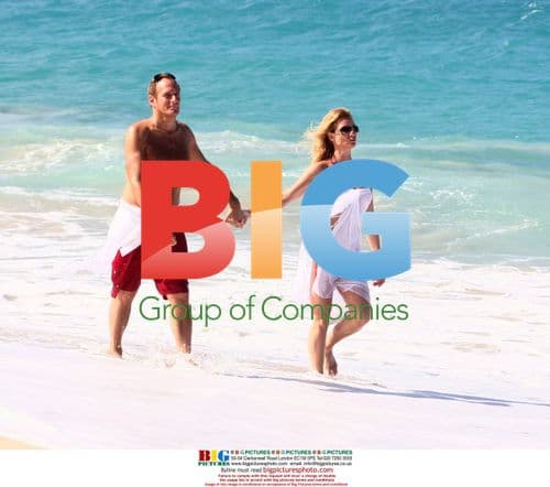 Nicolette Sheridan and Michael Bolton on holiday