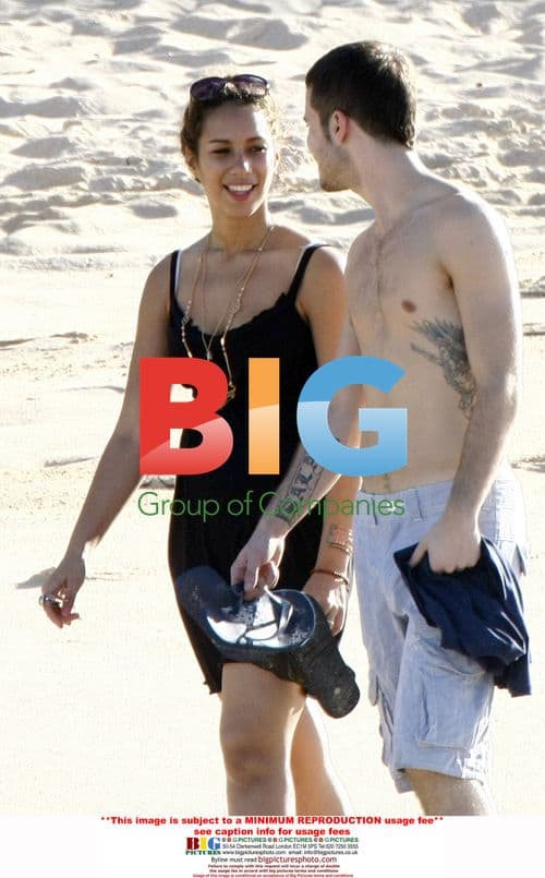 Leona Lewis on Holiday in Caribbean