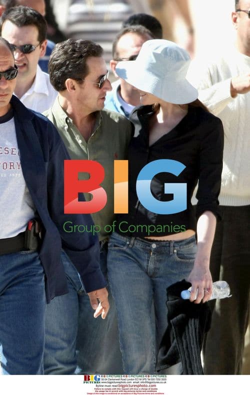 Sarkozy and Bruni in Egypt