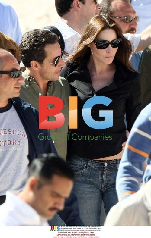 Sarkozy and Bruni in Egypt