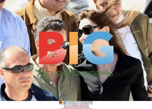 Sarkozy and Bruni in Egypt