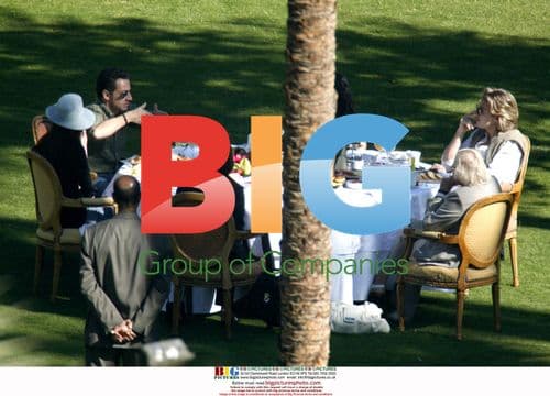 Sarkozy Family Breakfast in Louxor, Egypt