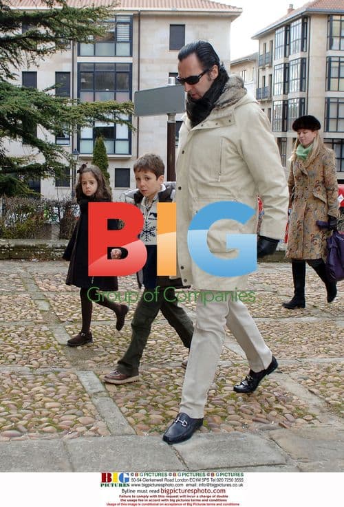 Jaime of Marichalar and sons attend mass