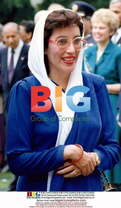 Benazir Bhutto Visits White House in 1989
