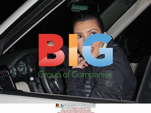 Kim Kardashian and Brittny Gastineau Leave Dinner