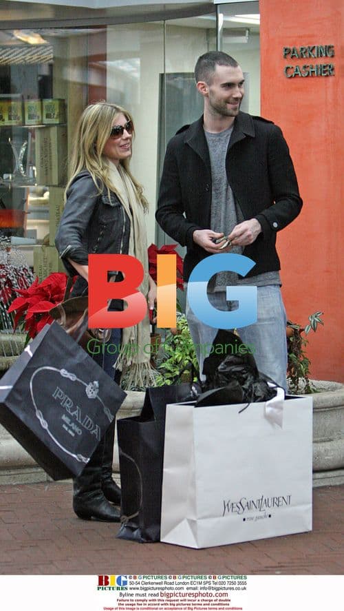 Adam Levine and Girlfriend Shopping