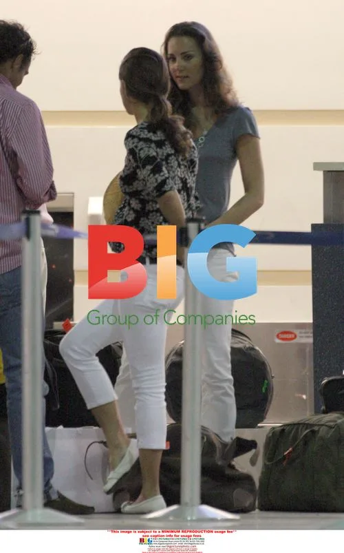 Kate Middleton Boarding Flight in Barbados