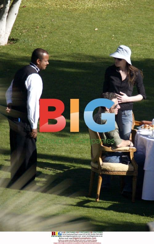 Sarkozy Family Breakfast in Louxor, Egypt