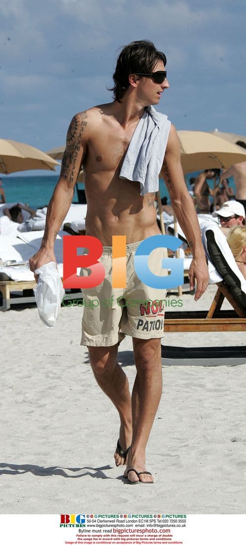 Zlatan Ibrahimovic and family in Miami