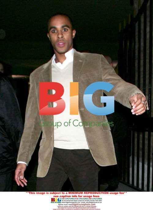 Michael Harvey Attends Ex's Party