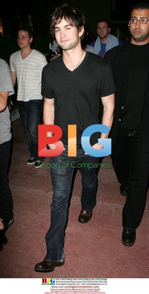 Chace Crawford and J.C. Chasez Leaving Delano Hotel