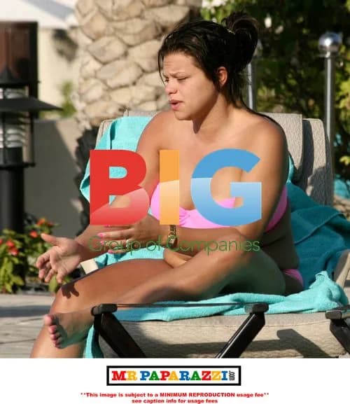 Jade Goody and Jack Tweed on Beach Holiday