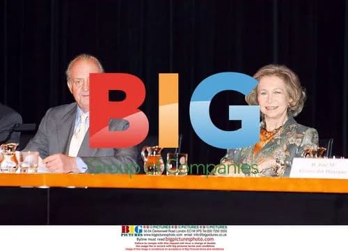 King Juan Carlos I and Queen Sophia at FITUR trade fair