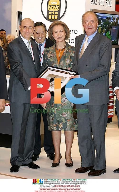 King Juan Carlos and Queen Sophia at FITUR trade fair