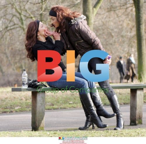 The Cheeky Girls argue in park