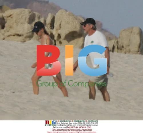 Harrison Ford and Calista Flockhart Enjoy Sunset Walk
