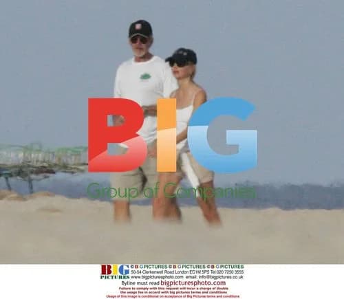 Harrison Ford and Calista Flockhart Enjoy Sunset Walk in Cabo