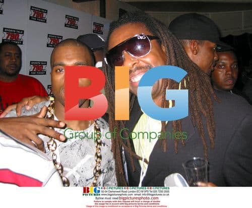 Kayne West & Jeffery Dread at Shaquille O'Neal Event