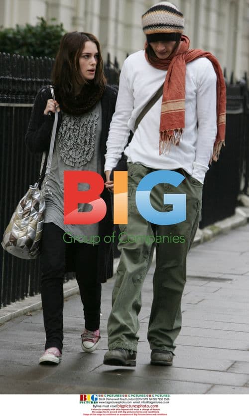 Keira Knightley and Rupert Friend shopping