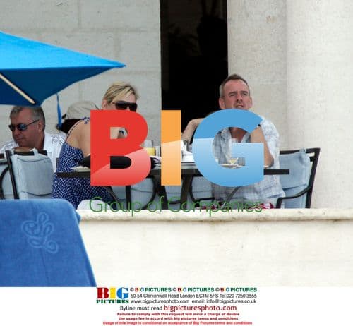 DJ Fatboy Slim and Zoe Ball on Caribbean Holiday