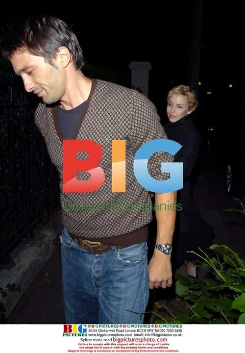Kylie Minogue and Olivier Martinez at Nobu