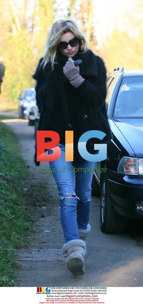 Kate Moss and Pete Doherty Leave Cotswold Home