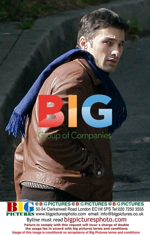 Olivier Martinez on Cell Phone in LA