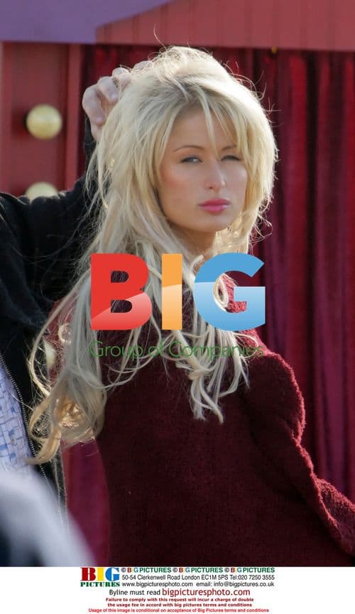 Paris Hilton on Hottie and Nottie set