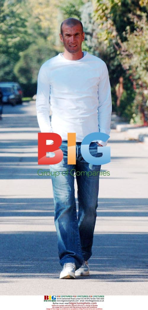 Zidane with Family in Madrid