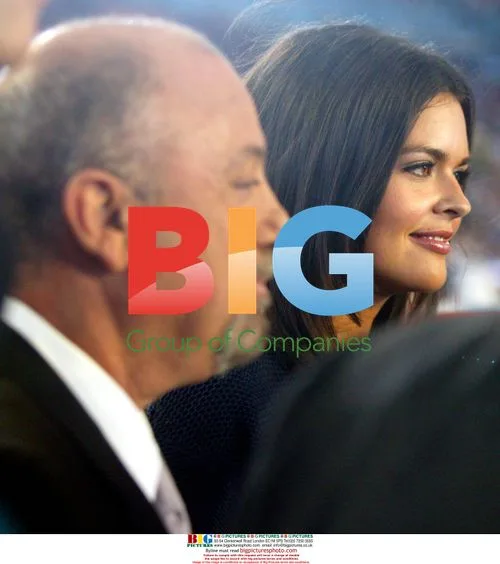 Billy Joel and wife at Super Bowl XLI