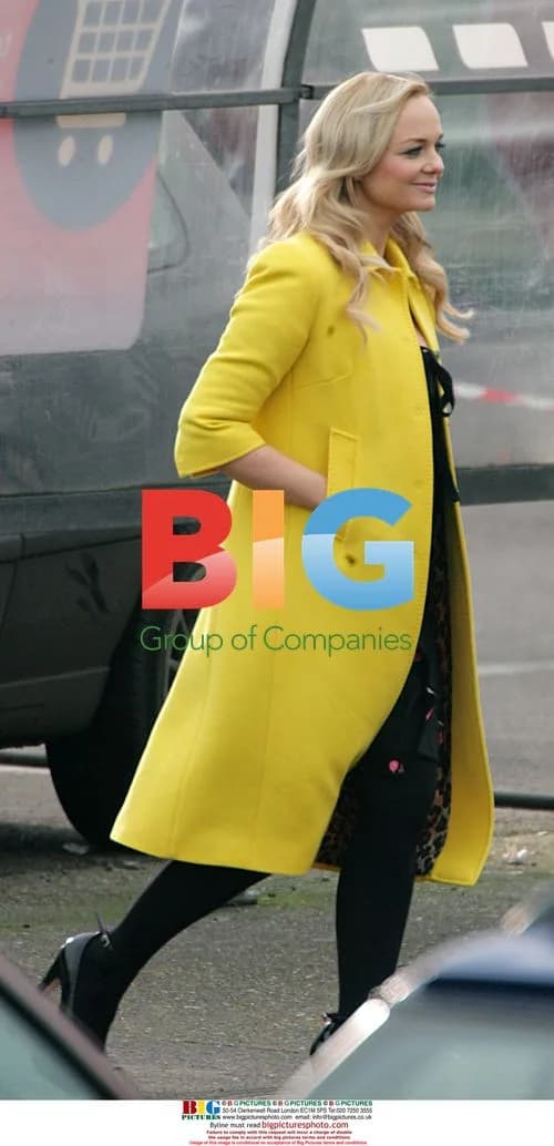 Emma Bunton filming Tesco Advert