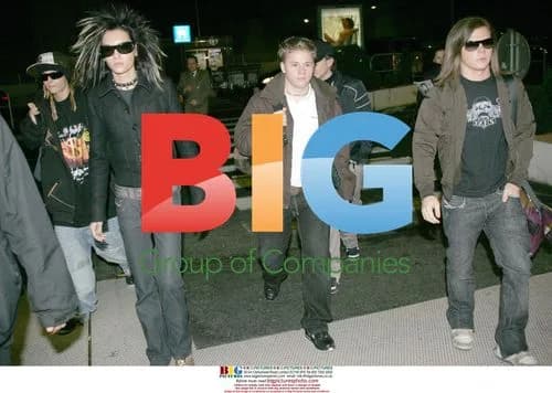 Tokio Hotel at Charles de Gaulle Airport