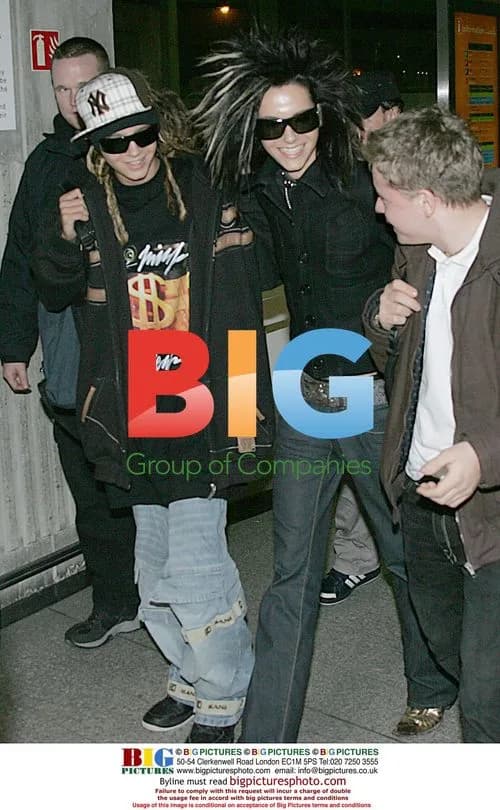 Tokio Hotel at Charles de Gaulle airport