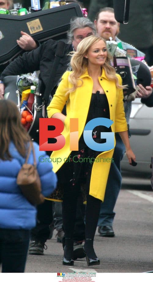Emma Bunton Filming Tesco Advert