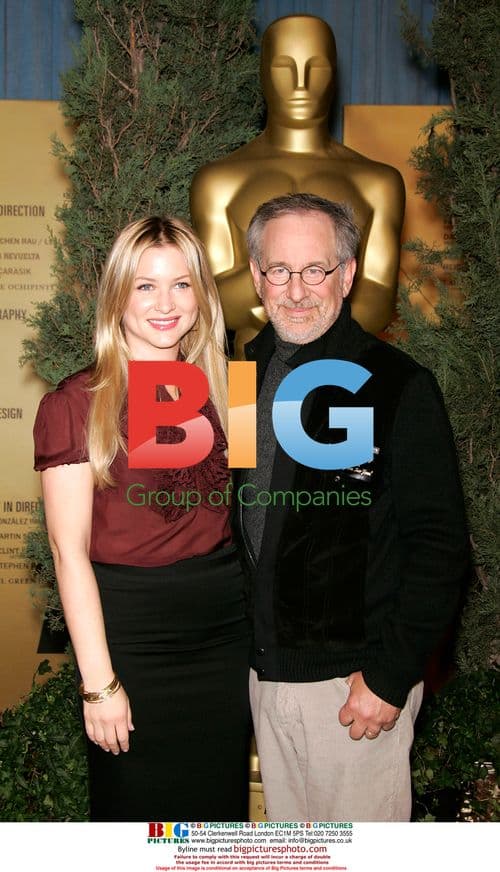 Spielberg and Capshaw at Oscar luncheon