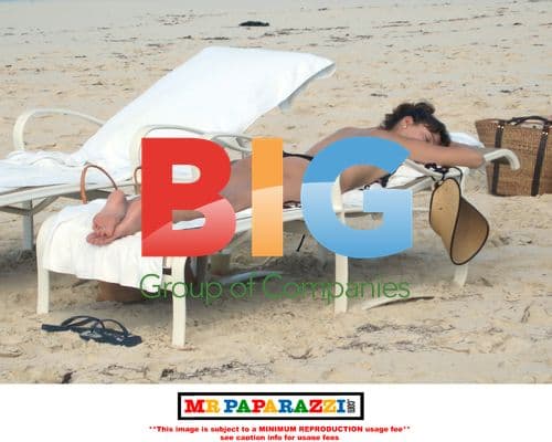 Kelly Brook on Caribbean Holiday