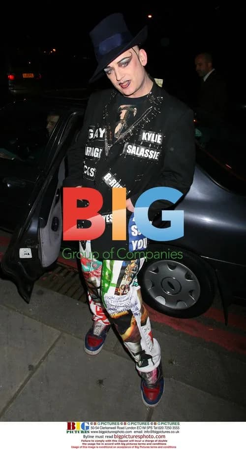 Boy George at Kylie Exhibition in London