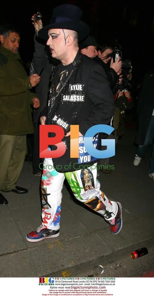 Boy George at Kylie Exhibition