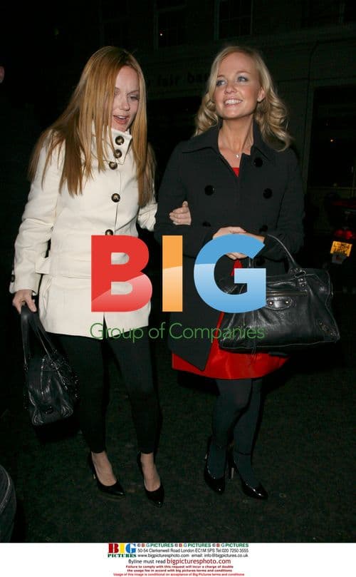 Victoria Beckham and Spice Girls out in Mayfair