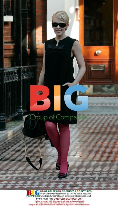 Kylie Minogue Braves English Weather