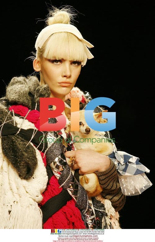 Fashion Model at Heatherette Show