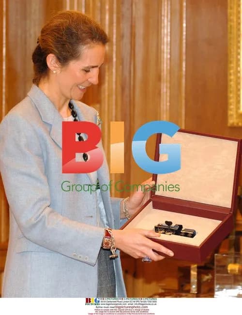 Elena of Spain Receives Miniature Train