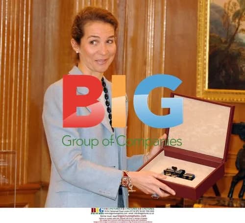Elena of Spain Receives Miniature Train