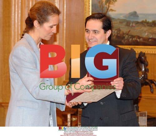 Elena of Spain Receives Miniature Train