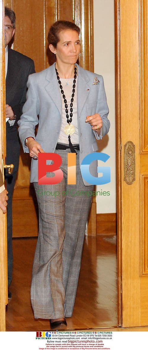 Elena of Spain Receives Miniature Train