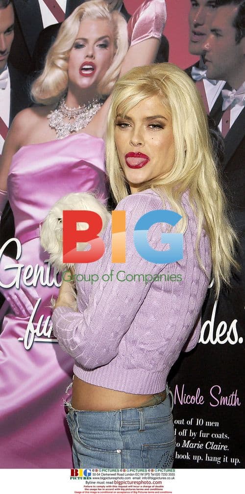 Anna Nicole Smith promotes PETA ad campaign