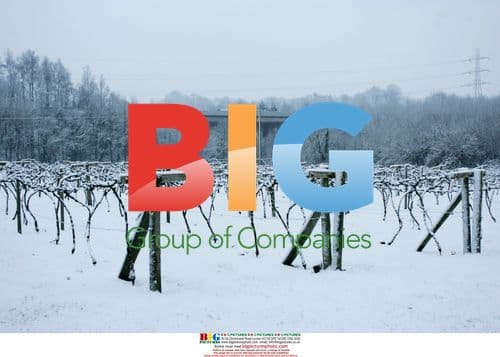 Heavy snow in Cardiff, UK