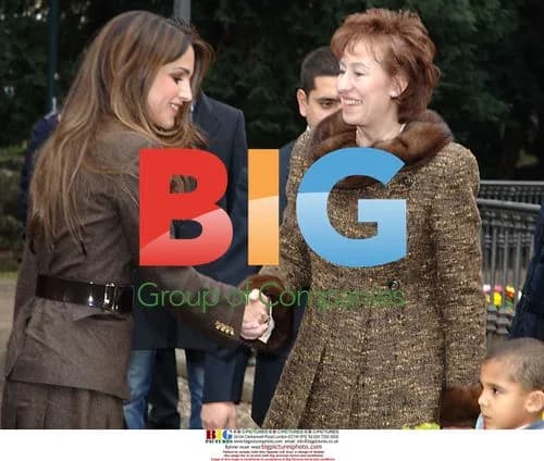 Queen Rania of Jordan visits Milan