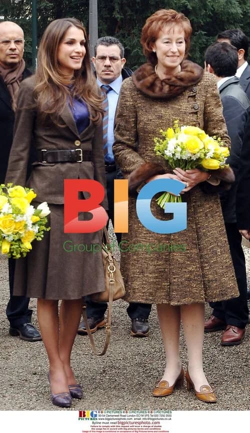 Queen Rania of Jordan Visits Milan