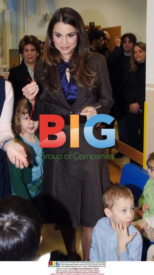 Queen Rania of Jordan visits Milan